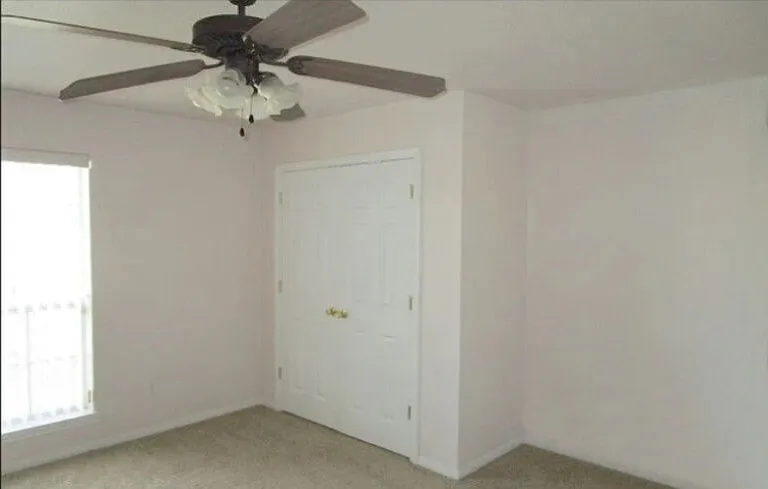 Bedroom #3 with ceiling fan/light.