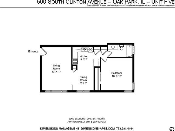2nd image of 500 Clinton Ave APT 2