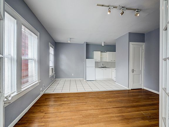 Alternate view of living room from the bedroom.