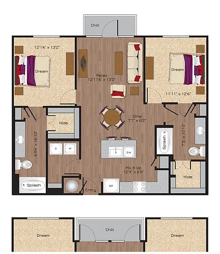 Floor plan B1