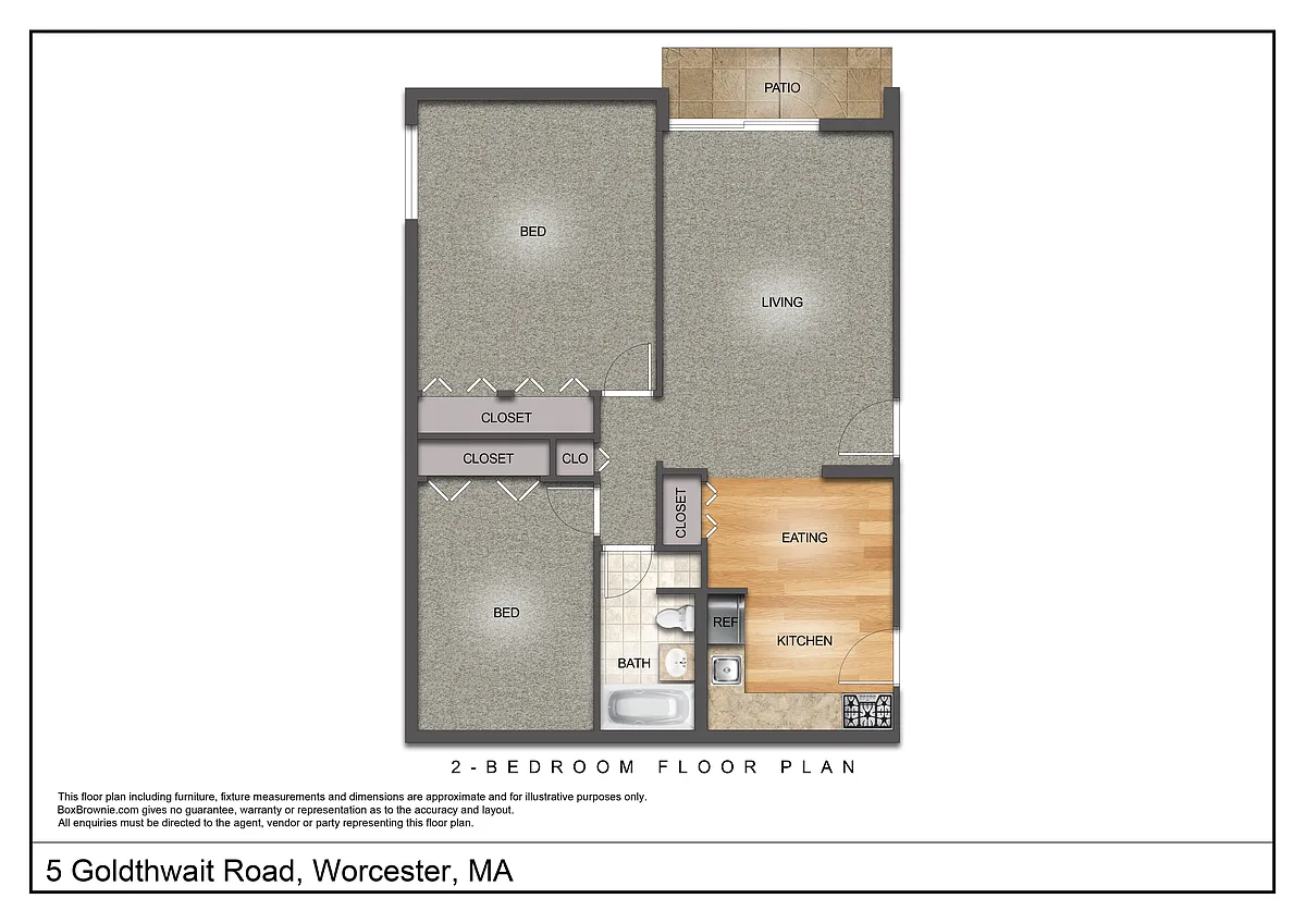 Floor plan Two Bedroom