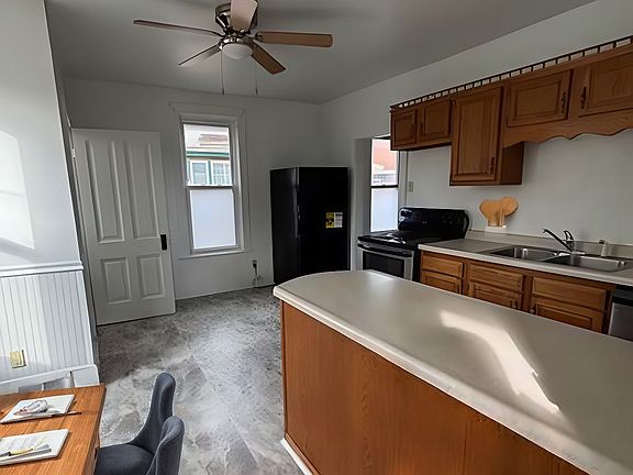Walking into your new kitchen.