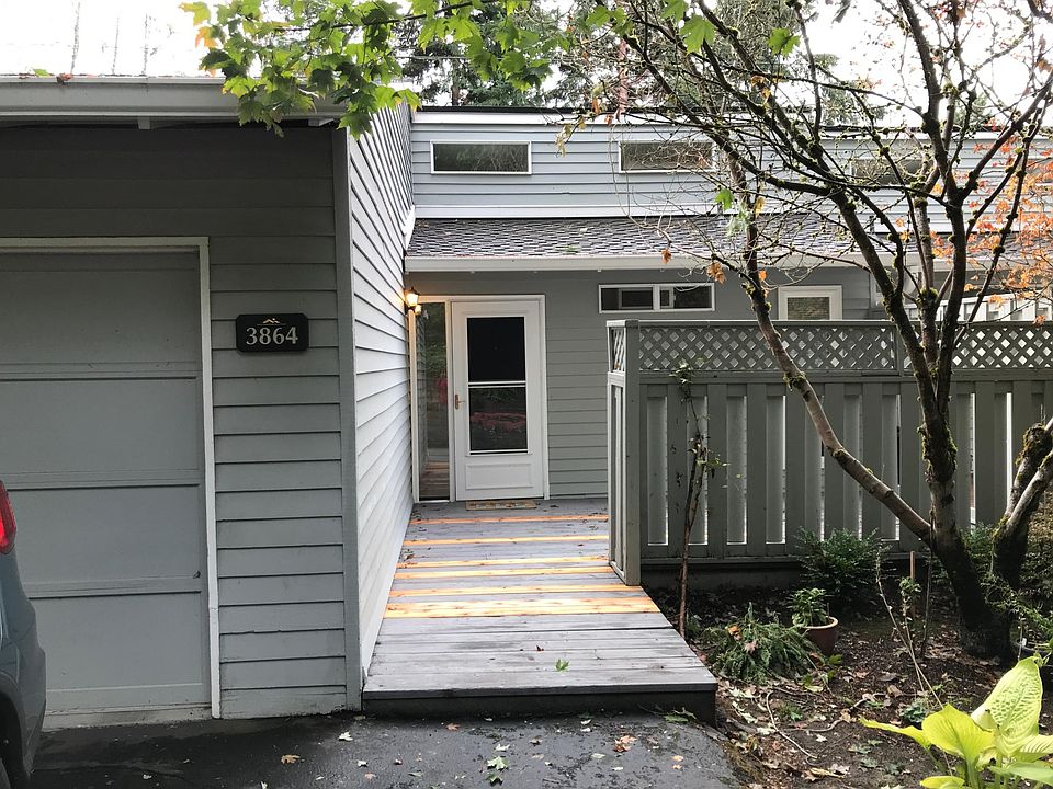 Front entry with private deck