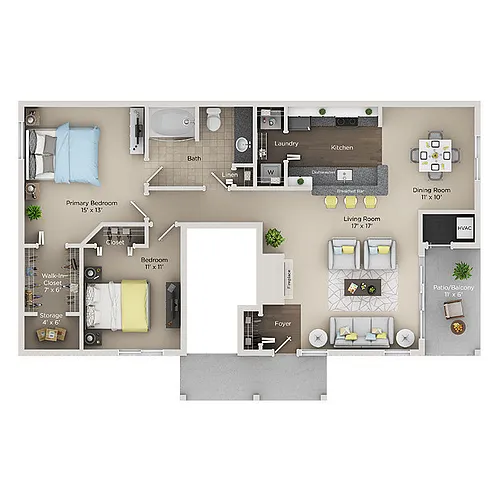 Floor plan B1R