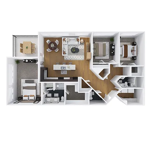 Floor plan C01C