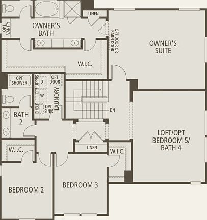 Second Floor 4 br / 3.5 ba