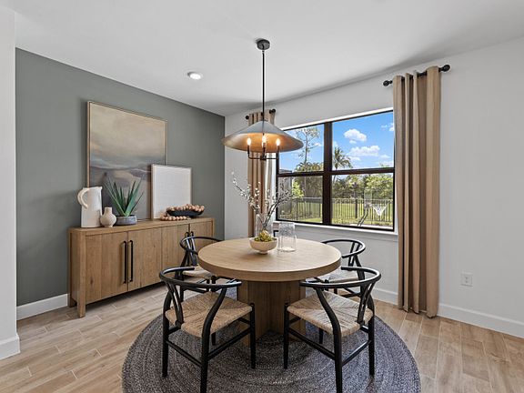 Cafe area, located right off the kitchen