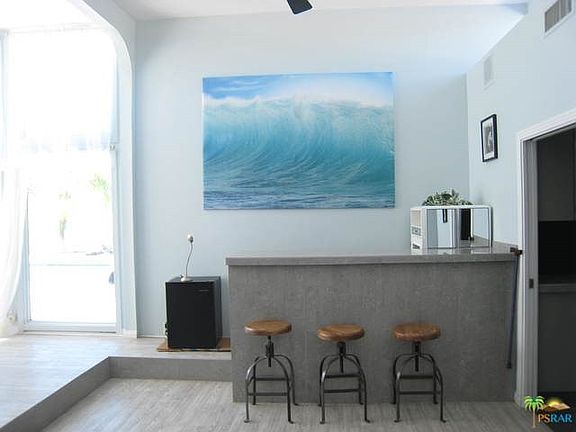 Bar adjacent to dining area