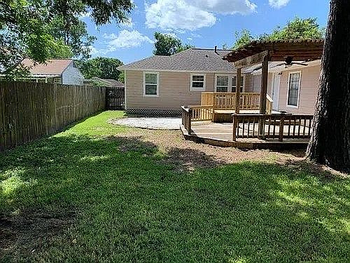 Deck & old Pool Pad