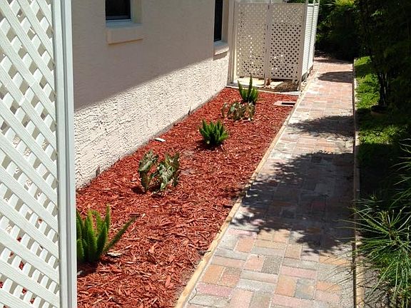 new paved walkway