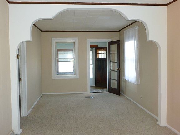 Living room toward porch