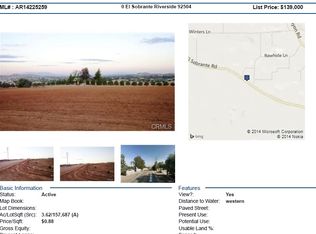 00 El Sobrante Rd, Riverside, CA 92504