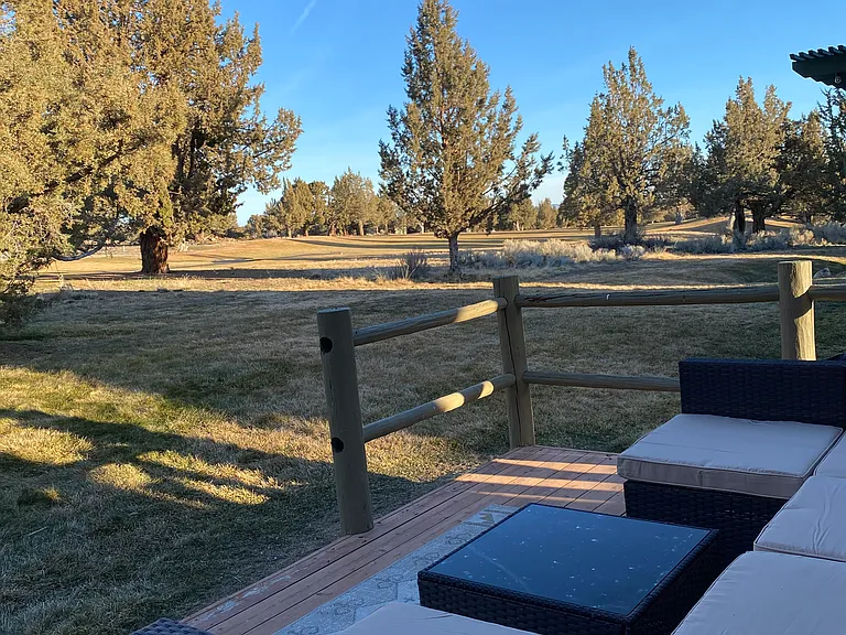 Back Deck With Gold Course View
