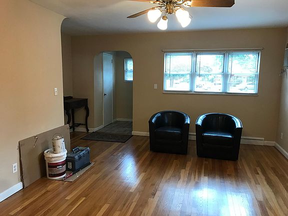 Entry foyer into living room