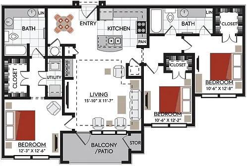 Floor plan C1