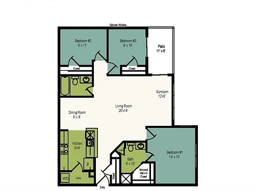 Floor plan Chestnut