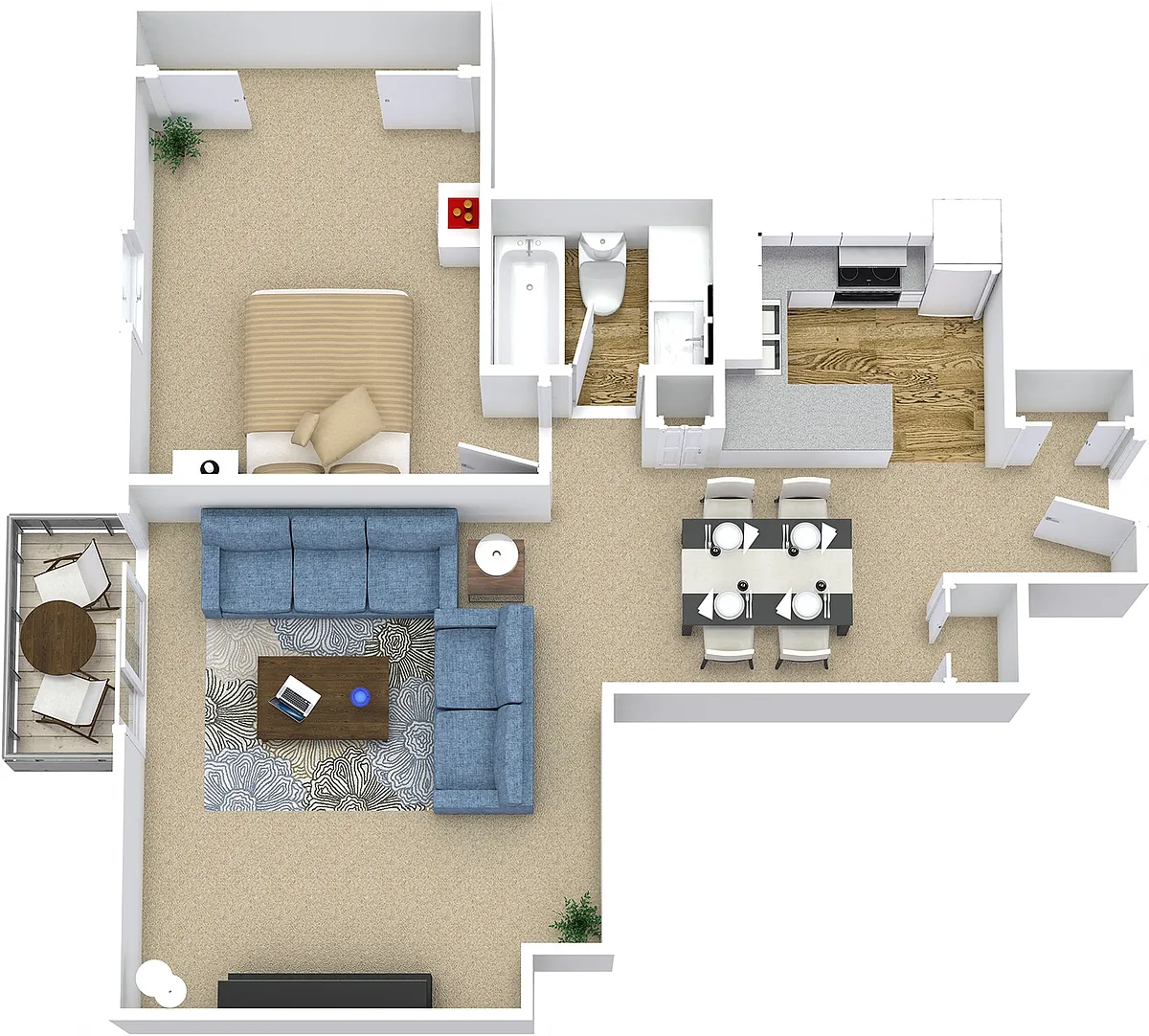 Floor plan Hickory