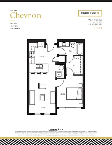 Floor plan Chevron