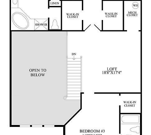 Optional Additional Primary Suite in Lieu of Standard Bedroom