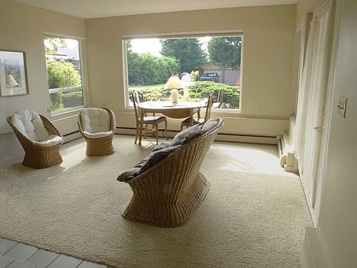 Living room of the in-law suite on the ground floor.