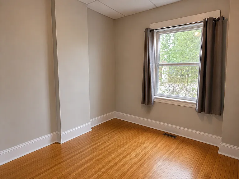 Walking into the bedroom