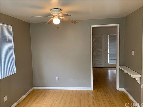 Roomy nook located between kitchen and formal dining room.