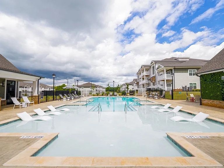 Resort-style saltwater pool