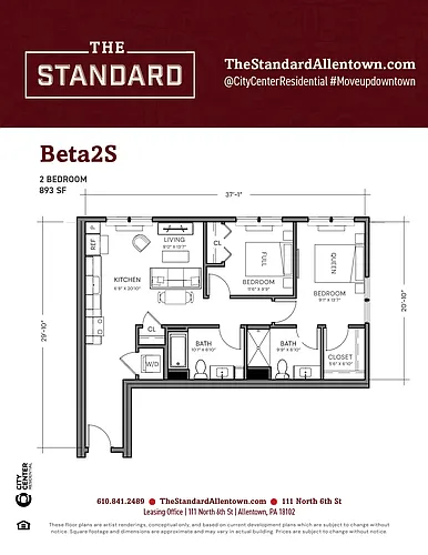 Floor plan Beta2S