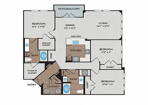 Floor plan Mulberry
