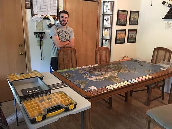 Dining Room Large Enough to Fit a Giant Axis and Allies Game