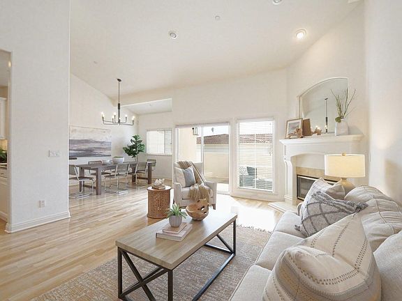 Living/dining (staged)
