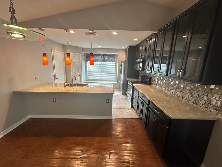 Open concept kitchen