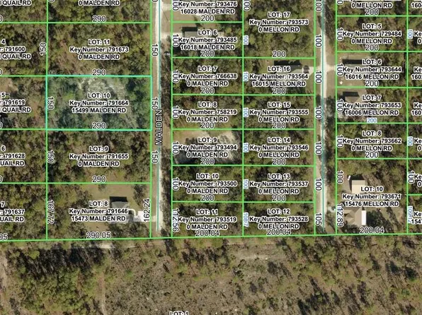15499 MALDEN ROAD LOT 10, WEEKI WACHEE, FL 34614