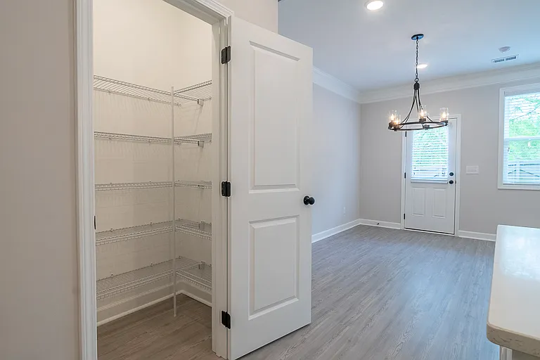 Enjoy a walk-in pantry!