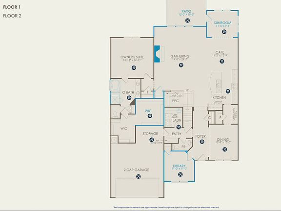 Vanderbilt Floor Plan, Quick Move-In Home, Floor 1