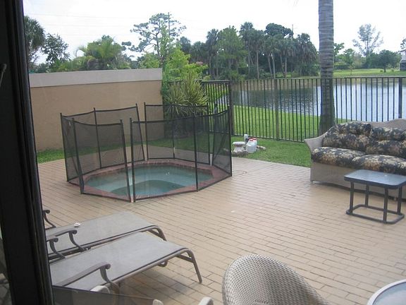 In-ground heated spa