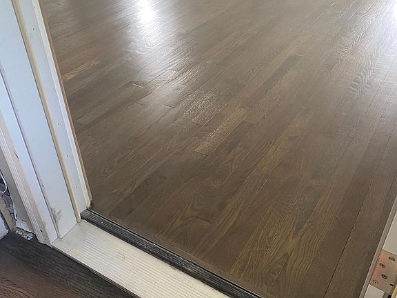 refinished floors on the main floor