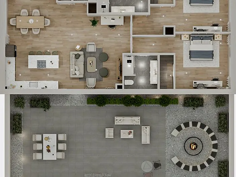 Two Bedroom Suite with Terrace