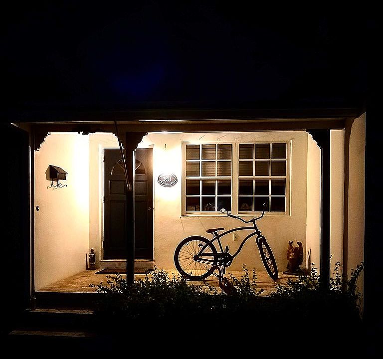 Night shot; Front Porch