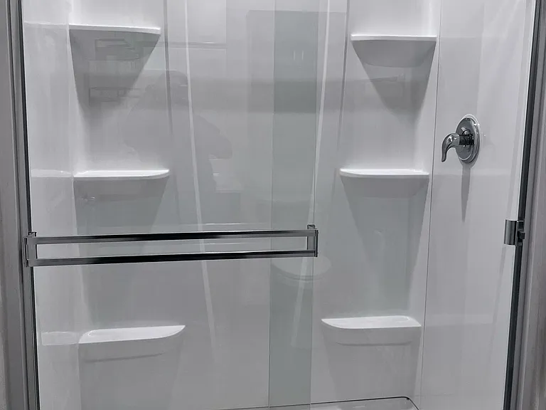 Large walk-in shower