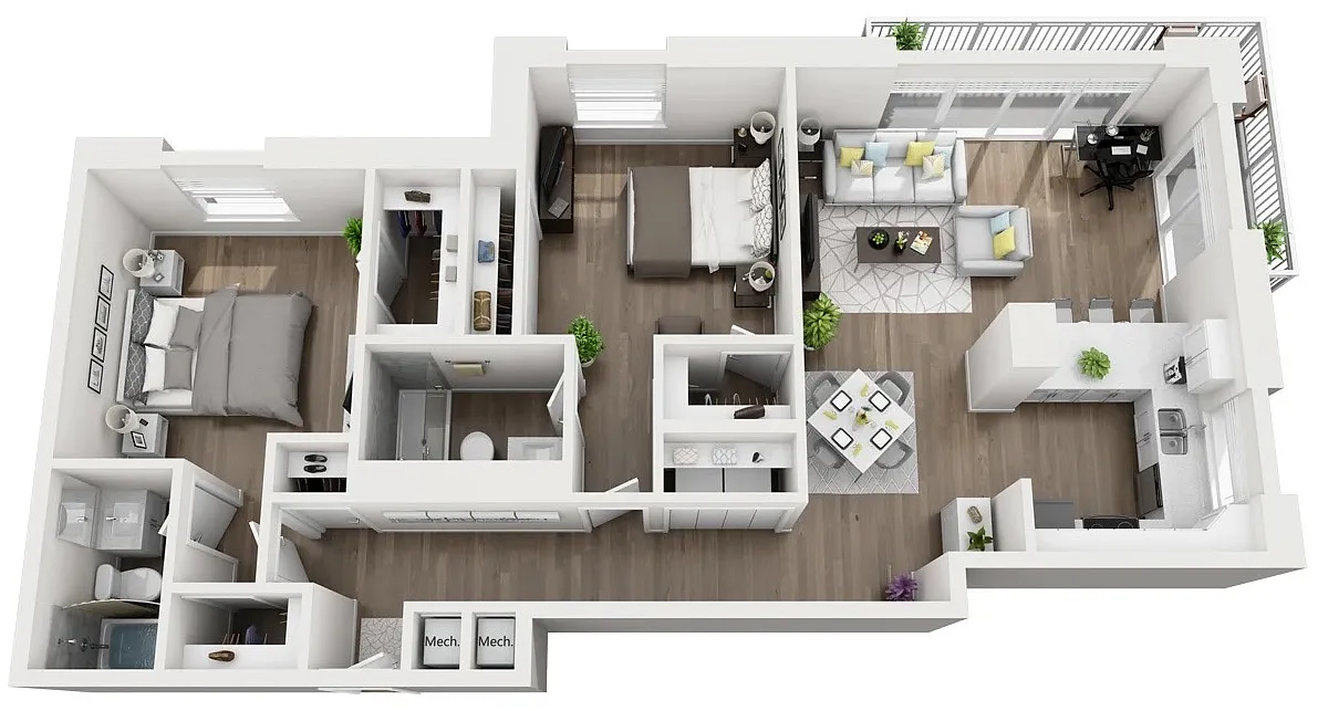 Floor plan B Floor Plan