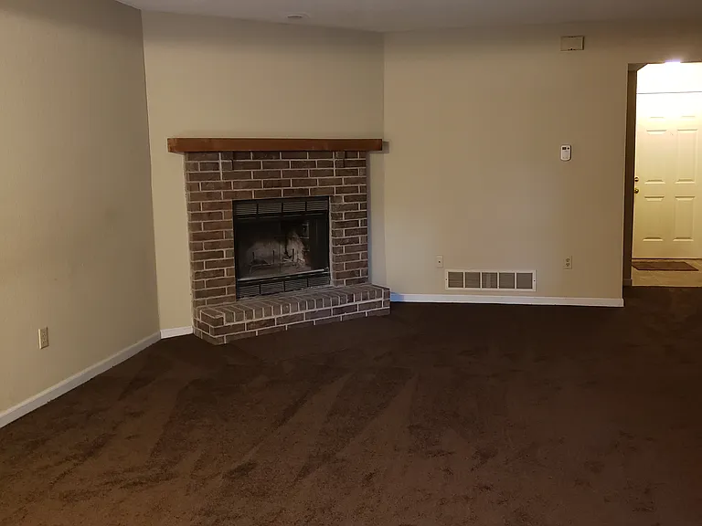 Fireplace in living room
