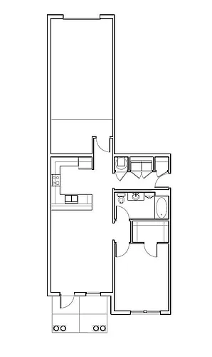 Floor plan 1BMB3-1X1