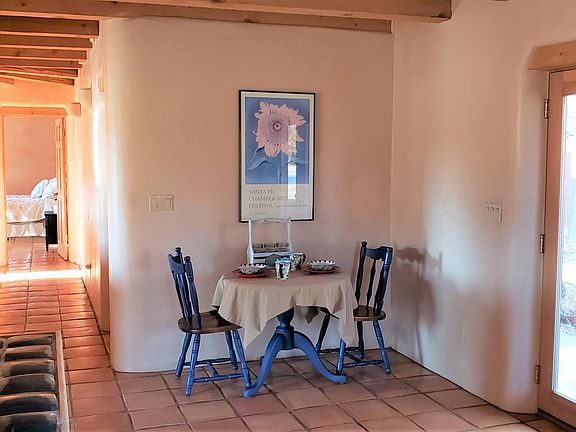 Bistro seating near front door