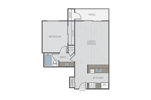 Floor plan Plan 1C