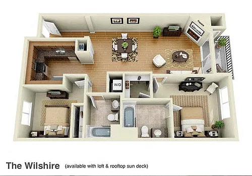 Floor plan The Wilshire