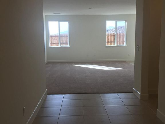 View from tiled front entry