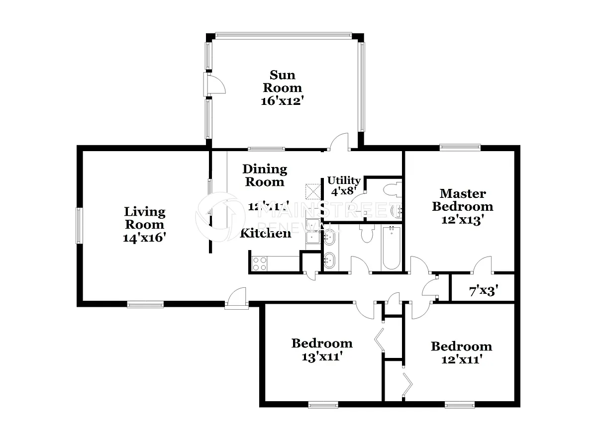 Floor Plan - 818 Wedgewood Dr