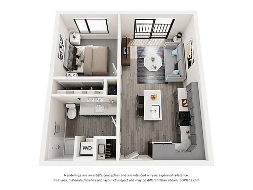 Floor plan 1 Bedroom