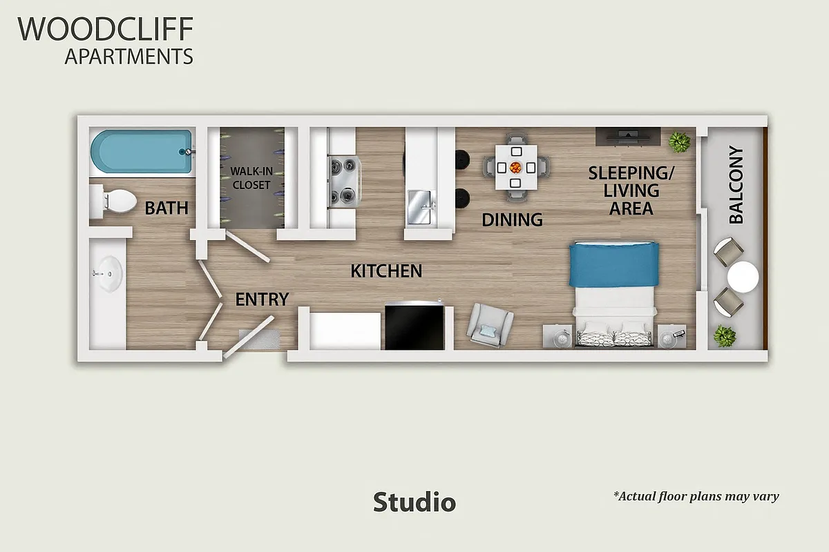Floor plan Studio